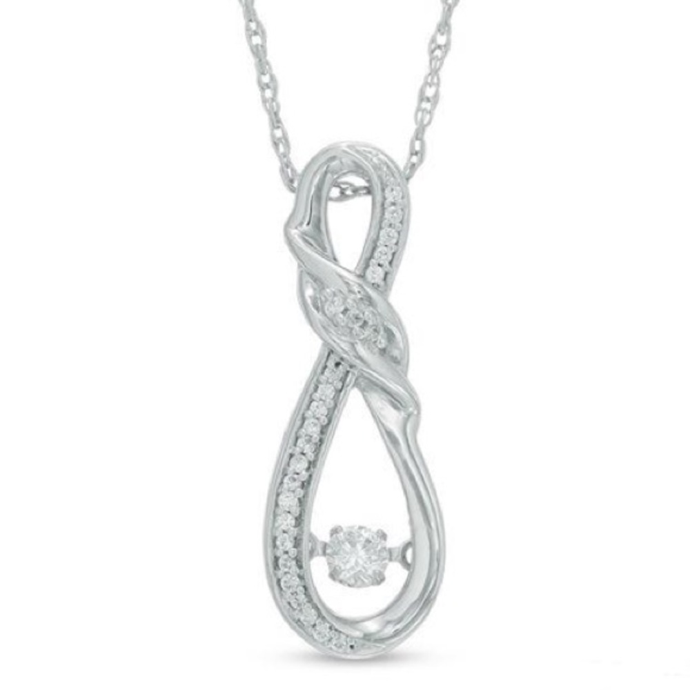 Unstoppable Love 1/6 CT Diamond 10K Gold Necklace